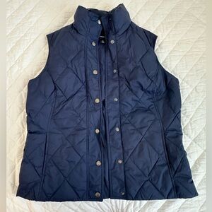 NWOT Lands End navy vest